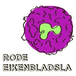 Flensjes gevuld met eikenbladsla