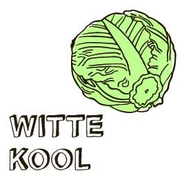 Noedels met witte kool